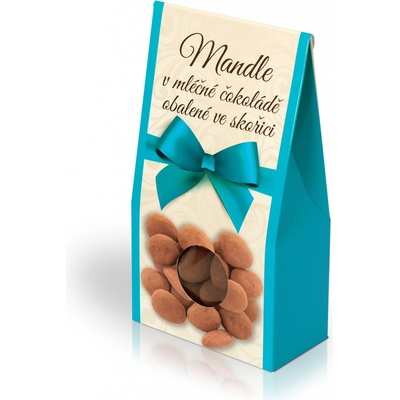 Selllot Mandle v mléčné čokoládě obalené ve skořici 150 g stříška