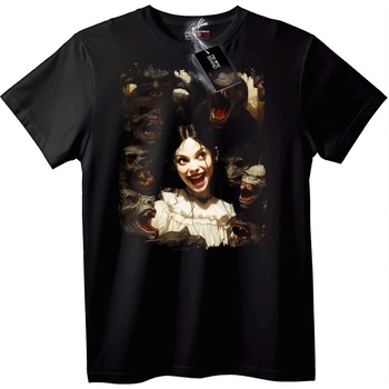 NOONEBRAND Тениска Хелоуин Чудовище - 7XL, White