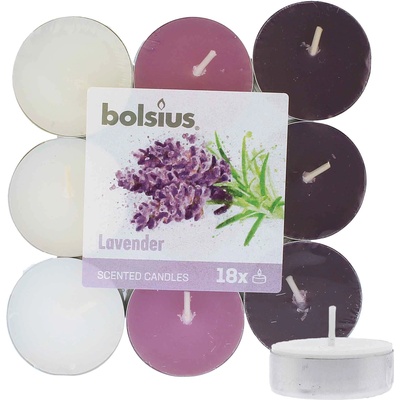 Bolsius Scented Tealights Lavender чаена свещ 18 x 20 гр