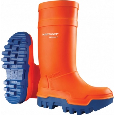 DUNLOP PUROFORT THERMO+ FULL čižmy oranžové