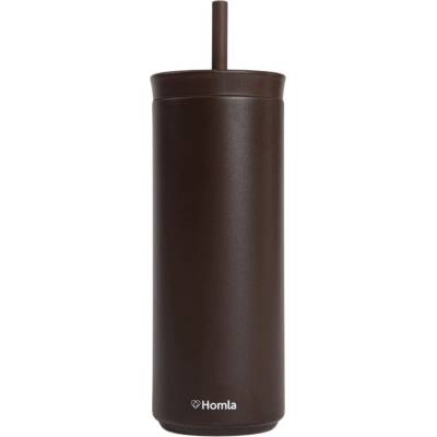 Homla termohrnek Cocoa se slámkou 500 ml hnědý