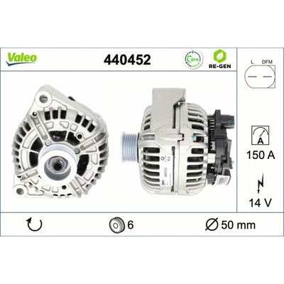 Alternátor VALEO 440452