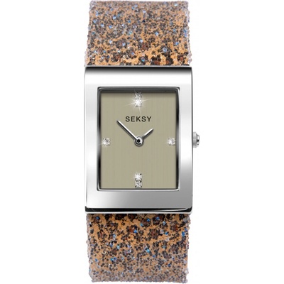Sekonda Дамски часовник Seksy Rocks Leopard Print Swarovski Crystals - S-2851.37 (S-2851.37)