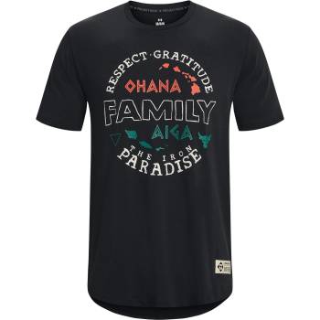 Under Armour Тениска Under Armour Project Rock Family SS Training T-shirt - Black/Ivory