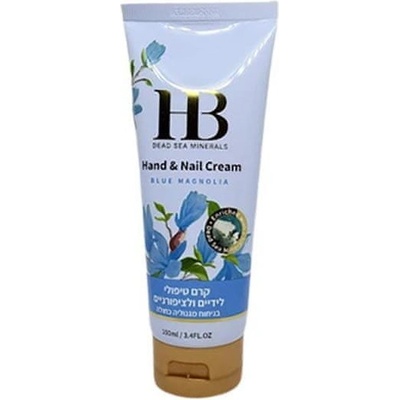 H&B Dead Sea krém na ruce a na nehty s modrou magnólií 100 ml