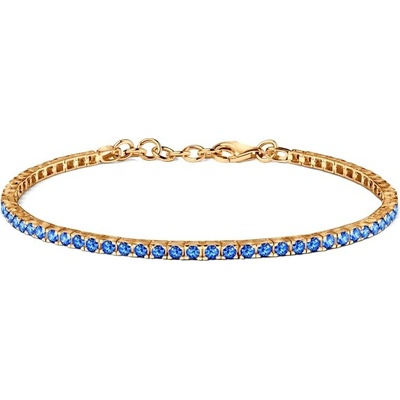 SAVICKI Tenisový náramok žlté zlato se zirkónmi 2,2 mm 19 cm - B-B-B0066-00587-585-Z