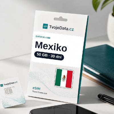 eSIM Mexiko 50 GB / 29 dní