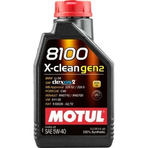 Motul 8100 X-Clean GEN2 5W-40 1 l