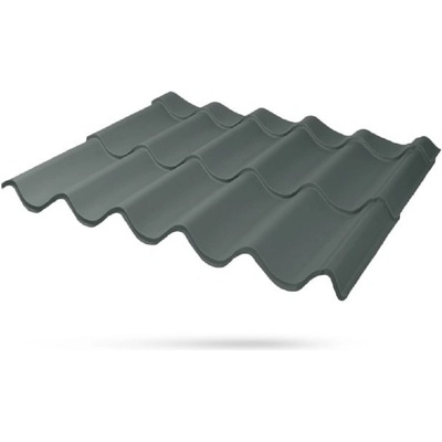 Lindab Topline Classic polyest 25um RAL 7011 tmavě šedá