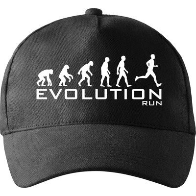 Evolúcia Beh so zahnutým šiltom a látkovou sponou Čierna