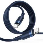 JOYROOM Кабел за зареждане PD 60W / 3A от USB Type-C към USB Type-C от Joyroom S-1230N9 120см - син (6941237130754) - 10011