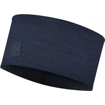 Buff Merino Wide Headband Modrá