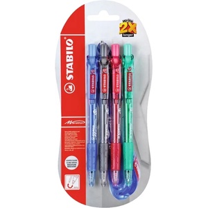 STABILO Химикалка Stabilo Long Marathon 318 4 318FBL4 (318FBL4)