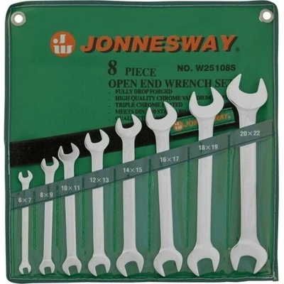 Jonnesway Sada klíčů vidlicových 8-dílná JW-W25108S