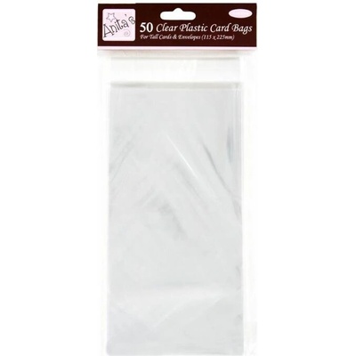 WEST DESIGN PRODUCTS LIMITED West Design Celofánové obaly na obálky 11,5 × 22,5 cm (50 ks)