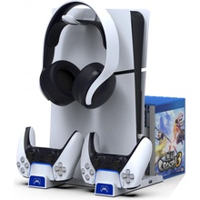 iPega P5S009 Multifunkční Nabíjecí Stojan PS5 Slim