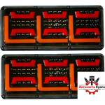  Стопове LED Бягащи 12-24V к-т -33см 894091-33 ('269383)
