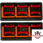  Стопове LED Бягащи 12-24V к-т -33см 894091-33 ('269383)