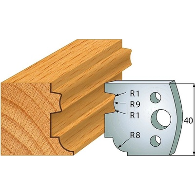 IGM Professional IGM Profil 026 - pár nožov 40x4mm SP F026-026