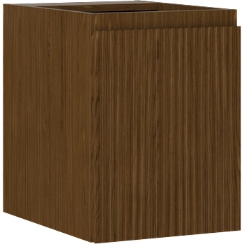 Mexen Rivel баня шкаф за мивка 35 см, 1 врата, рифел, орех - 91A21-03547-1-BF86 (91A21-03547-1-BF86)