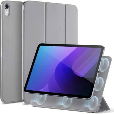 ESR Rebound Magnetic Case - магнитен полиуретанов калъф с поставка за iPad 10 (2022) (сив)