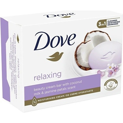 Dove Relaxing Coconut tuhé mydlo 90 g