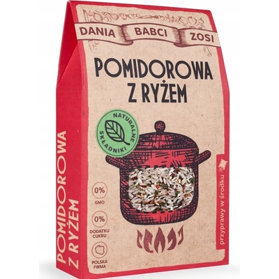 Dania Babci Zosi Paradajková polievka s ryžou 95 g