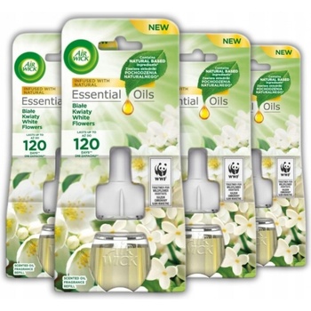 Air Wick Electrical Biele Kvety 4 x 19 ml Náplň