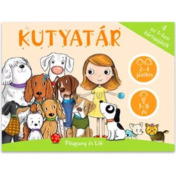 Pagony Календар на кучетата, игра с карти 4 в 1 на унгарски език (105341)