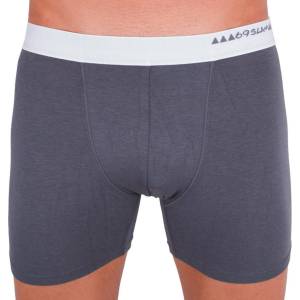 69slam Мъжки боксерки 69SLAM fit bamboo plain dark grey 69slam | Siv | МЪЖЕ | S