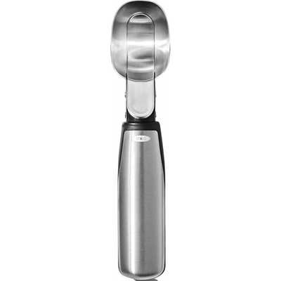STEEL 20 cm Naběračka na zmrzlinu stříbrná nerezová ocel OXO