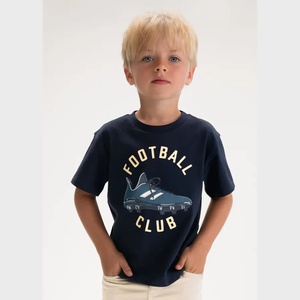 MAYORAL Тениска къс ръкав football club Морско син цвят за мини момче Mayoral