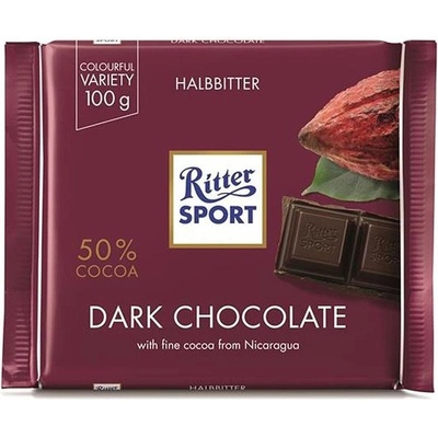Ritter SPORT черен 50% какао