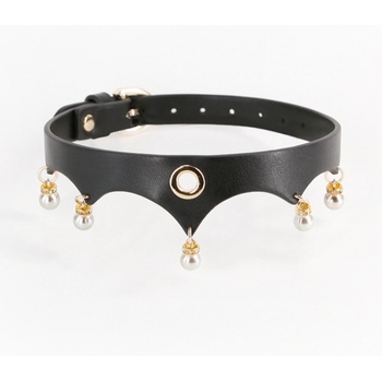 Image 1 of NS Novelties Fetish & Fashion Jezebel Collar Black