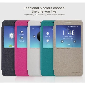 Image 1 of Samsung Galaxy Note5 Nillkin Window Кожен калъф и Протектор