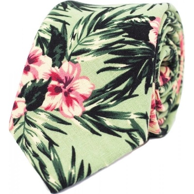 Kravata Aloha zelená