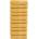 vidaXL Премиум кърпи за ръце SOLUND 10 бр злато 50x100 см 600 gsm (137283)