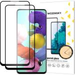 Wozinsky 2x Wozinsky защитно закалено стъкло за Samsung Galaxy A51 - Черен KP10227
