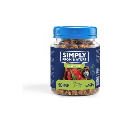 SIMPLY FROM NATURE Smart Bites Tréninkové pamlsky z koňského masa 130 g