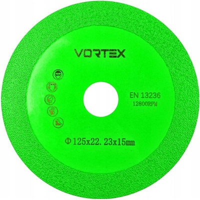 Řezný kotouč Vortex 125 mm na sklo a keramiku