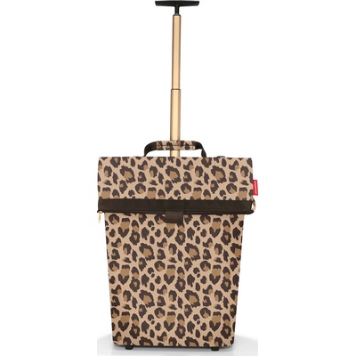 Reisenthel Trolley количка за пазаруване, леопардов принт, размер M, кафява (NT6047)