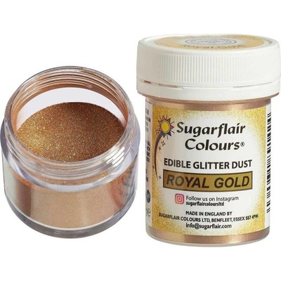 Sugarflair Trblietky kráľovské zlato 10 g