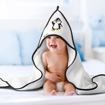 Akuku Osuška S Kapucňou 100x100 cm Béžová