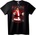NOONEBRAND Тениска Коледна Прегръдка - XS, Black