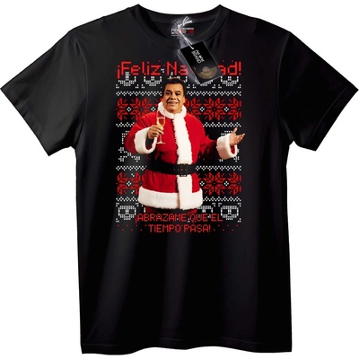 NOONEBRAND Тениска Коледна Прегръдка - XS, Black
