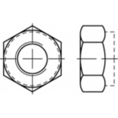 TOOLCRAFT TO-5379543 šesťhranné matice M27 nerezová ocel A2 1 ks