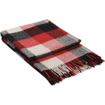 Image 1 of Дилиос Одеяло с вълна ПАЛЕРМО 140/200 см черно / червено