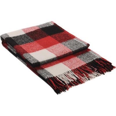 Дилиос Одеяло с вълна ПАЛЕРМО 140/200 см черно / червено
