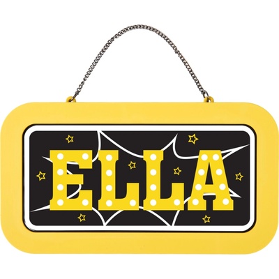 Neonová cedulka se jménem - Ella