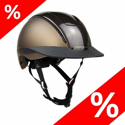 CASCO DUELL Dunkelbraun jazdecká prilba